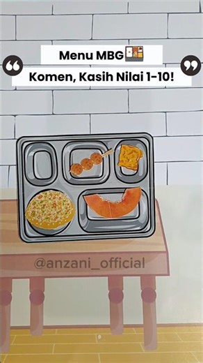 Creating a Mini MBG Menu from Paper! Simple & Delicious! 🍱✨#diorama #miniature #mbg