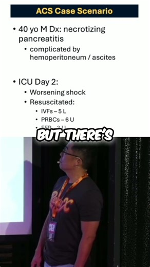 ACS Decompression: Why was the OR safer than the ICU for this patient? #shorts