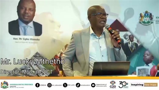 Maths, Science, Technology (MST) and Information Technology Schools Monitoring and Support Session for Implementation of 2025/26. ​WATCH | Mr. Lucky Mthetho, Director for MST and Information Technology, convened a school monitoring and support sessions aimed at gearing up for the successful implementation of the 2025/26 academic year. ​"The mandate of our directorate is to ensure support in our schools. Our support is what goes into the classroom," said Mr. Mthetho. ​He further emphasized that b