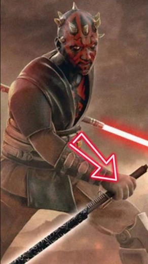 Why Darth Maul STOPPED Using the Darksaber