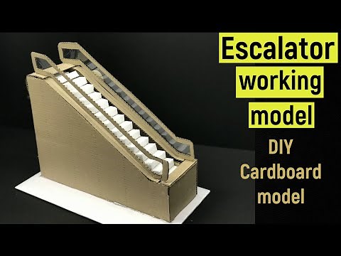 Escalator working model | science projects | escalator model making | diyas funplay | diy | how to