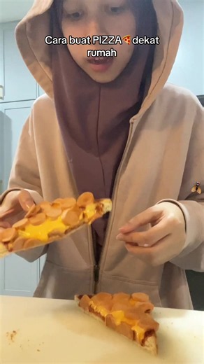 Senang je kan😌 #cara #buat #pizza #resepsimple #masakansimple