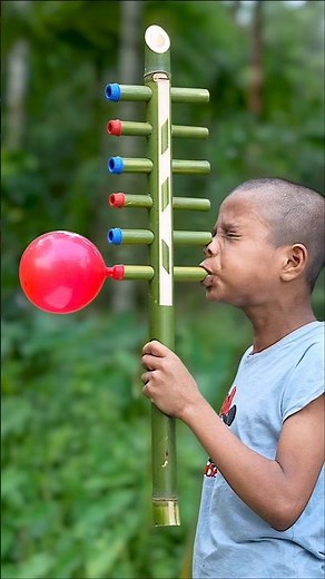 Just Amazing Colorful Balloon Creations with Bamboo #diy #bamboo
