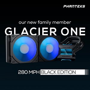 Introducing the new Glacier One 280MP Halos Black Edition. Cool any build with our new Glacier One MP Halos Black Edition and select from 240/280/360 radiator configurations. Visit https://www.phanteks.com/Glacier-One-MPH.html for more information. #watercooling #aio #glaicerone | Phanteks
