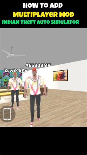 How To Add Multiplayer Mod In Indian Theft Auto Simulator #indianbikedriving #gta5 #viral