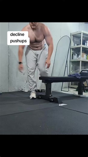 Decline Pushups Superset with Cable Flies for Stronger Chest