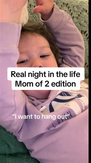 Realistic night for a mom of 2 ❤️ #momlife #momsoftiktok #nightinthelife #momof2 #toddlersoftiktok