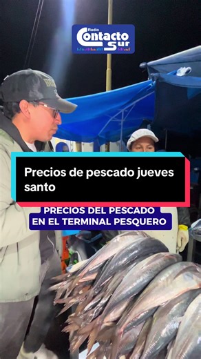 Precios de pescado en Terminal Pesquero de Río Seco