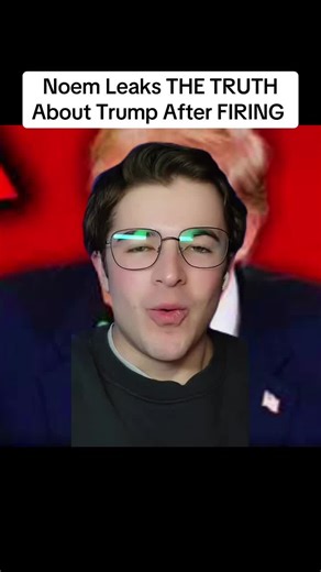 Noem Reveals the Truth About Trump After Firing