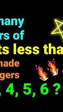 How many 3 digit numbers less than 500 can be formed integers 1,2,3,4,5 6 ? Class 12 Math Lesson 1