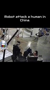 87 reactions · 57 shares | AI Robot Attacks Worker During Testing In Chinese Factory. #machineuprising #sophisticated #AI #robot #humanoid #incident #chinesefactory #terrifying #foryoupagereels | JM Zakaria | Facebook