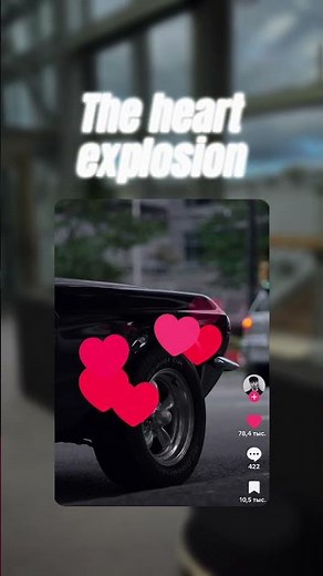 TikTok's double-tap heart explosion with haptic feedback