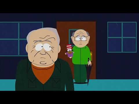 Mr Garrison meets and confronts his dad - South Park