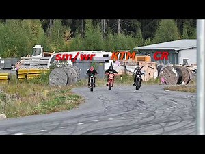 DRAG RACE - Husqvarna Sm/Wr 125 vs KTM EXC 125 vs Husqvarna CR 125