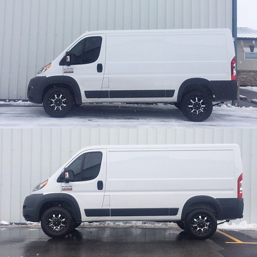 FRONT 1.5" LIFT KIT - 2013-PRESENT RAM PROMASTER by VAN COMPASS