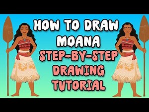 How to Draw Moana | Step-by-Step Drawing Tutorial for Beginners" #drawing #moana #art