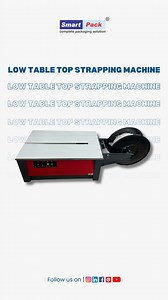 Secure your packages with ease! 📦✨ Our Low Tabletop Strapping Machine is designed for maximum efficiency and durability. It is perfect for all your packaging needs. Say goodbye to loose bundles and hello to strong, secure straps! 🔗 Get yours today and boost your productivity! 👉 Contact us now to learn more! #PackagingMadeEasy #StrappingMachine #TableTopStrapper #PackagingSolutions #SecurePackaging #SmartPackaging #EffortlessPackaging #IndustrialPackaging #EfficientPackaging #PackSmart #LowTab