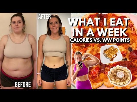 What I Eat in a Week For Weight Loss | Comparing WW (WeightWatchers) POINTS vs CALORIES, MACROS
