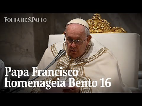 Papa Francisco homenageia Bento 16 e destaca bondade de antecessor