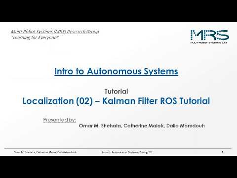 8- Kalman Filter ROS Implementation