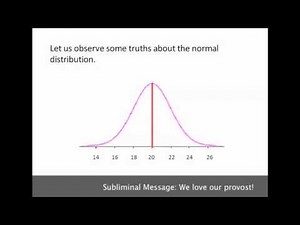 Statistics - 2 - The Normal Distribution - 1 - The Normal Curve
