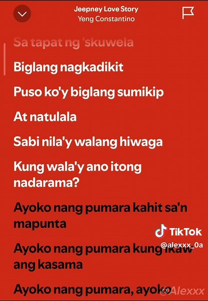 Jeepney Love Story Lyrics by Yeng Constantino