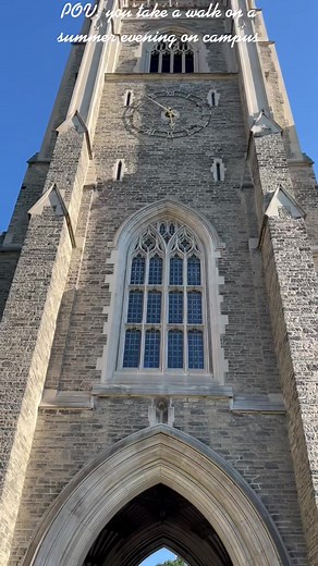 Exploring UofT Campus on a Summer Evening