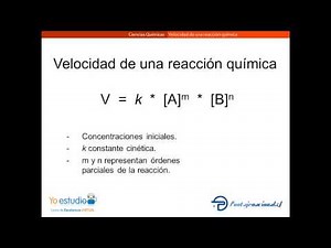 Velocidad de una reaccion quimica - yoestudio.cl