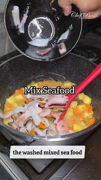 Seafood Chowder Soup 🍤 #seafood #shorts #food #fyp #homemade