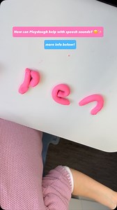Play-dough is more than just a fun sensory activity, it’s a sneaky speech helper too! As children roll, squish, and shape the dough, you can incorporate speech sound practice in ways that feel like play 🎨✨: 📣 Sound Modeling: Shape animals, food, or objects and name them using your target sound (e.g., “s-s-snake” for /s/). 🎯 Repetition Games: Each time your child says a sound correctly, they get to roll a ball or press a stamp into the dough. 🧱 Word Building: Use playdough letter cutters to f