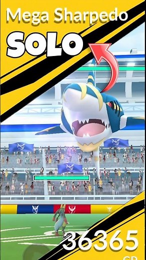 Easy Solo Mega Sharpedo Raid in Pokemon Go