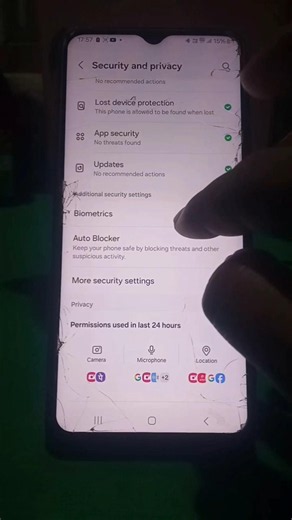 How to Lock fingerprint in Samsung