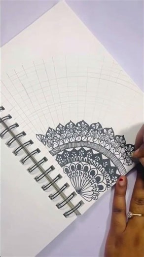 Easy Mandala Drawing for Beginners Step by Step | Simple Mandala Art #shorts