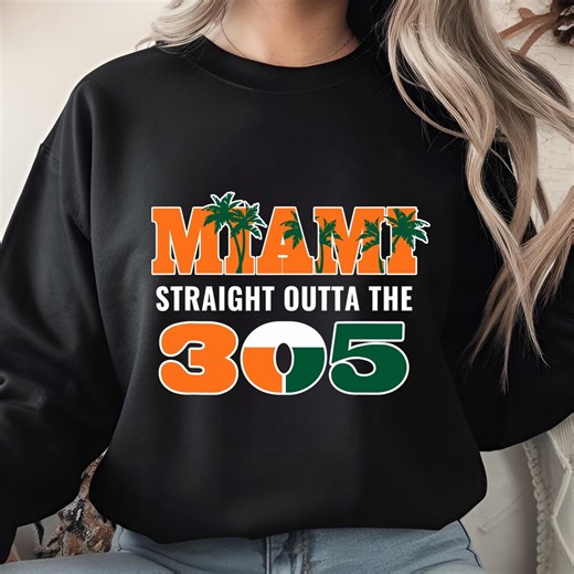 Miami Straight Outta the 305 PNG, Palm Tree Sublimation Design, City Pride Digital Download, Florida Printable, Miami Heat Party Art - Etsy