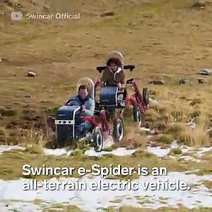 It's nearly impossible to flip over in this spider-like vehicle