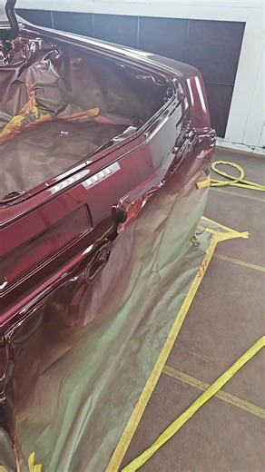 The Riviera is in paint!!! Heath and Trevor knocked out an amazing tri-coat paint job on our customer's 1963 Buick Riviera ProTouring build. #63riviera #1963buickriviera #riviera #buick #buickriviera #freshpaint #paintjob #automotivepaint #autorestoration #amazingpaint #tricoat #paint #dreamcar #metalworks #metalworksspeedshop | Metalworks Classics & Speed Shop