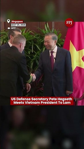 US Defense Secretary Pete Hegseth Meets Vietnam President To Lam in Singapore
