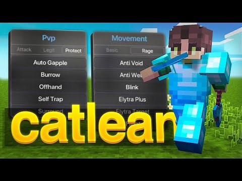 Free Hack Client: Catlean Client on Minecraft Java 2025 - Best Visuals 1.21.4