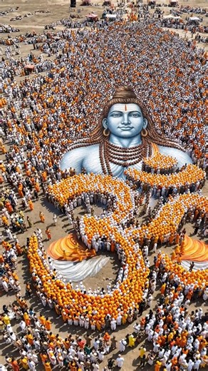 People Forming OM → Mahadev 🔱 Wait for the Transformation 😱