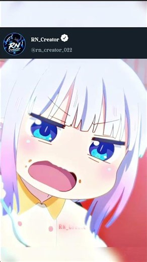 Kanna Kamui Is Too Cute to Handle! 💜⚡🥹 | Miss Kobayashi's Dragon Maid #shorts #anime #amv