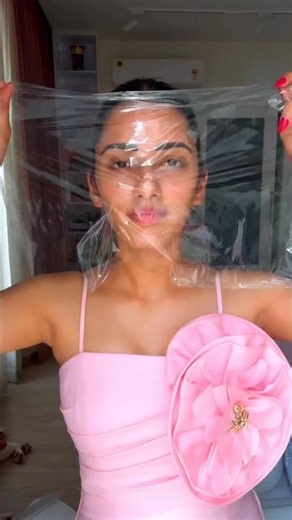 Tried something complaintely different wrapped my face in