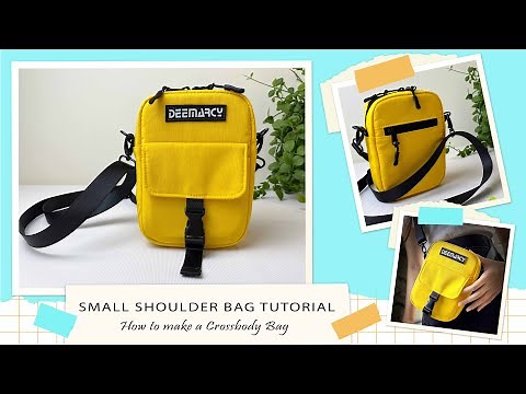 How to make a Crossbody Bag | Small Shoulder Bag Tutorial | DIY Sewing Bag | #Deemarcy