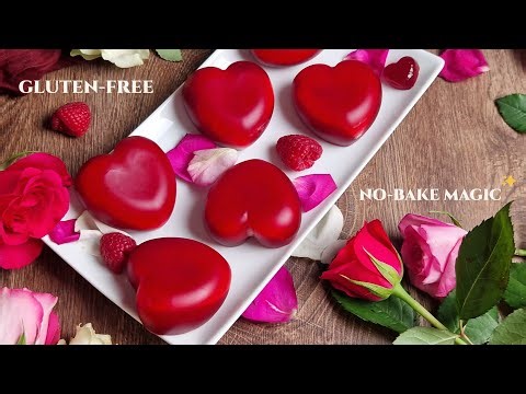 The Secret to Perfect Layered Mascarpone Raspberry Hearts | Gluten-Free, Nut-Free 💖✨