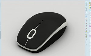 proe 鼠标第一节：建模思路分析 三维曲面造型