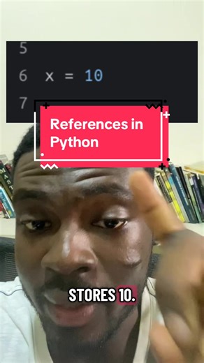 Ayo | Python variables don’t store values. They reference objects. That’s why bugs happen. #Python #Programming #Coding #LearnPython #pythontips | Instagram