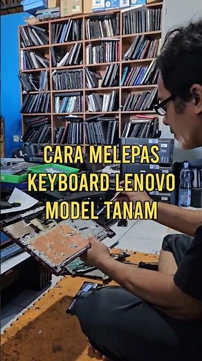 cara ganti keyboard Lenovo #service #laptop #tutorial #video