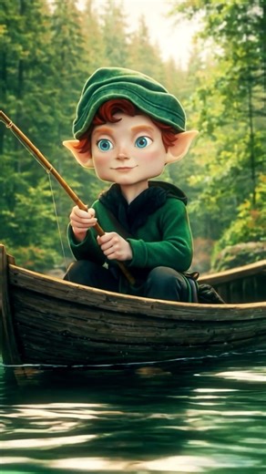 The Elf Is Fishing #asmr #animation #amaf #elf