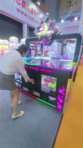 Family Entertainment Center Must-Have Machine | Cube Factory 4 Player Arcade Claw Vending Machine