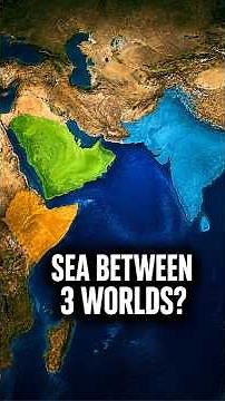 Countries Bordering The Arabian Sea 🌊 #geography #mapping #sea