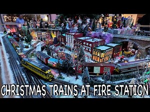 🇺🇸 [4K] 🚂 CHRISTMAS TRAINS/ TRAIN GARDEN RAILWAY/ TOY TRAINS AND CHRISTMAS/ MODEL RAILWAY CHRISTMAS🎄